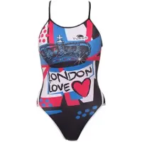 Turbo London Love Swimsuit Multicolore S Femme