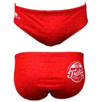 Turbo Plain Swimming Brief Rouge M Homme