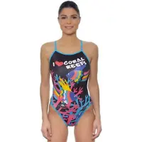 Turbo Coral Reeps Swimsuit Noir XL Femme