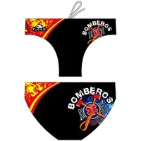 Turbo Spain Firefighters Swimming Brief Noir 4XL Homme