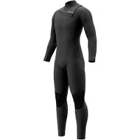 Mystic Majestic 5/4 Mm Long Sleeve Chest Zip Neoprene Suit Gris LS Homme
