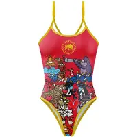 Otso Kukuxumusu Mix Kuku Swimsuit Rouge L Femme