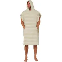 Ocean & Earth Layz Hooded Poncho Beige