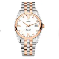 Titoni 83909srg-063 Automatic 3 Atm 38.5 Mm Watch Doré Homme