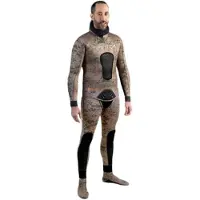 Spetton Logo 3 Mm Spearfishing Wetsuit Marron XL Homme