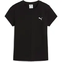 Puma Wardrobe Essential Slim Fit Short Sleeve T-shirt Noir S Femme