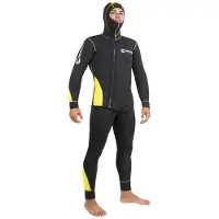 Abysstar Pacific Color 5 Mm Diving Wetsuit Noir S Homme