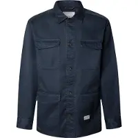 Pepe Jeans pour homme. PM3090822 Chemise marine Channon (L), Casuel, Coton, Manche longue