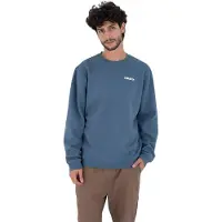 Hurley Graphic Slub Sweatshirt Bleu L Homme