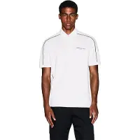 Armani Exchange pour homme. XM001359AF13026U1013 Polo Marca blanc cassé (L), Casuel, Coton, Manche courte