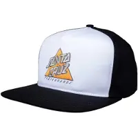 Santa Cruz Not A Dot Snapback Cap Blanc