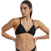 Tyr Durafast Elite Triangle Tieback Solid Bikini Top Noir XS Femme