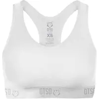 Otso Frost White Medium Impact Sports Top Blanc L Femme