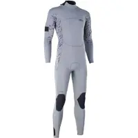 iON Seek Core 4/3 Mm Long Sleeve Back Zip Neoprene Suit Gris XL Homme