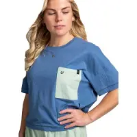 Duotone True Beach Short Sleeve T-shirt Bleu M Femme