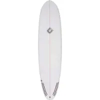 Clayton Mini Malibu 7´10 X 221/2 X 27/8 Surfboard Blanc 238.8 cm