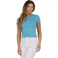 Salty Crew Daybreak Baby Short Sleeve T-shirt Bleu XS Femme