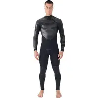 Hurley Max 2/2+ Mm Long Sleeve Chest Zip Neoprene Suit Noir MS Homme
