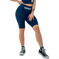 Nebbia High Waisted Biker 10´´ Gym Therapy 628 Short Leggings Bleu M Femme
