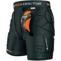 Shock Doctor Ultra Pro Shockskin Relaxed Fit Impact Junior Protector Noir L