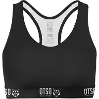 Otso Onyx Black Medium Impact Sports Top Noir XS Femme