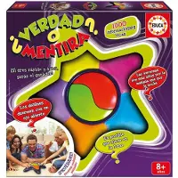Educa Verdad O Mentira Board Game Spanish Multicolore Enfants