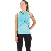 Adidas Heat.rdy Match Sleeveless T-shirt Bleu XL Femme