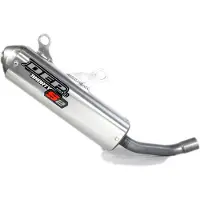 Dep Ktm 250 Sx 2019-2022 Not Homologated Muffler Argenté Not Homologated