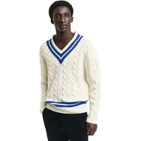 Gant pour homme. 8060099 Pull beige Eights (XL), Casuel, Laine, Manche longue