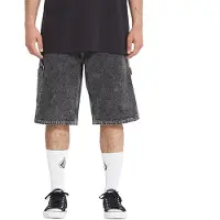 Volcom Labored Utility Denim Shorts Gris 34 Homme
