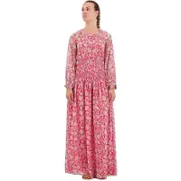 Pepe Jeans Berenice Long Sleeve Dress Rouge L Femme