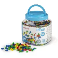 Miniland Pegs Primary 10 Mm 2600 Units Multicolore Enfants