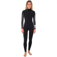 Hurley Advant 3/2 Mm Woman Long Sleeve Chest Zip Neoprene Suit Noir 10 Femme