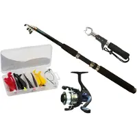Kamasaki Univerzal Spinning Combo Argenté 2.40 m