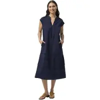 Redgreen Dominic Short Sleeve Dress Bleu S Femme
