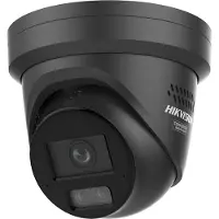 HIK VISION Lumière hybride intelligente de 8 MP avec (3840 x 2160 pixels), Caméra réseau, Noir, Blanc