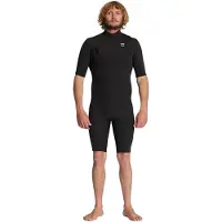 Billabong Absolute 2/2 Mm Short Sleeve Front Zip Shorty Noir S Homme