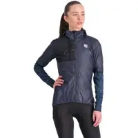 Sportful Supergiara W Puffy Short Sleeve Jacket Bleu L Femme