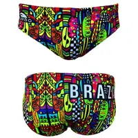 Turbo Fiesta Brazil Swimming Brief Multicolore L Homme