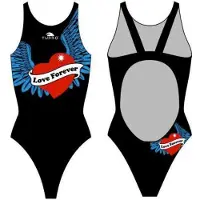 Turbo Love Forever Pro Resist Swimsuit Noir L Femme