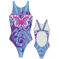 Turbo Butterfly Stars Pro Resist Swimsuit Bleu 2XL Femme