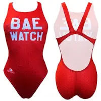 Turbo Bae Watch Swimsuit Rouge 5XL Femme