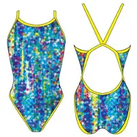 Turbo Dots Revolution Swimsuit Bleu 7-8 Years Fille
