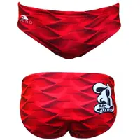 Turbo Red Waves Swimming Brief Rouge 5XL Homme