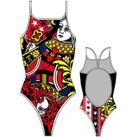 Turbo Big Queen Thin Strap Swimsuit Multicolore 3-4 Years Fille