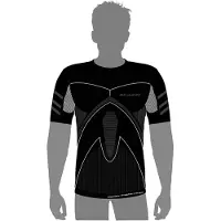 Massi Thermetic Evolution Carbon Short Sleeve Base Layer Noir M Homme