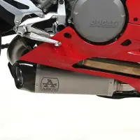 Arrow Silencieux Homologué Titanium Work With Carbon End Cap Ducati Panigale V2 955 ´20
