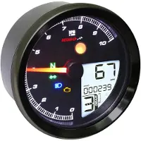 KOSO Tnt-04 Instrument Multifonction TNT04, NOIR