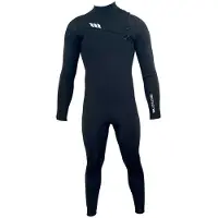 West Lotus Gbs 4/3 Mm Long Sleeve Chest Zip Neoprene Suit Noir XS Homme