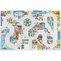 Janod Cross Roads City Play Mat Multicolore Enfants